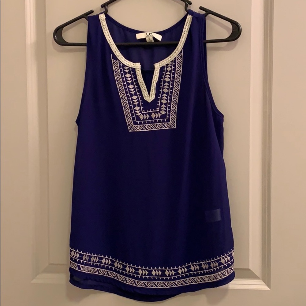 Navy tank top